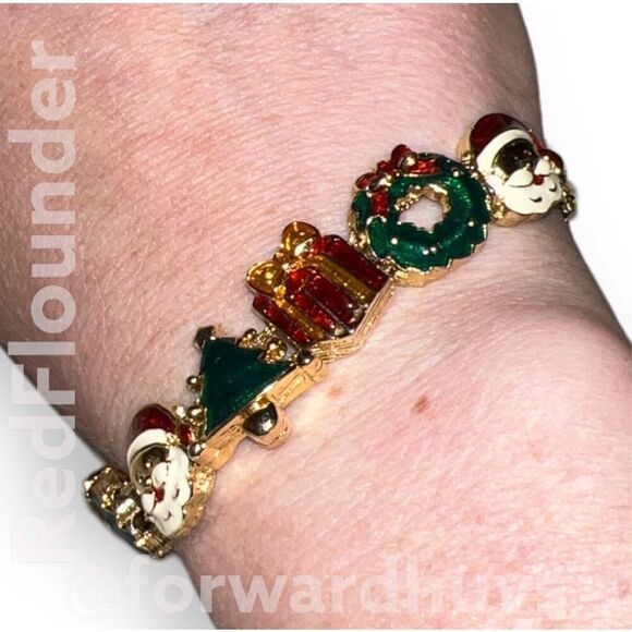 Vintage Christmas Bracelet - Picture 3 of 9